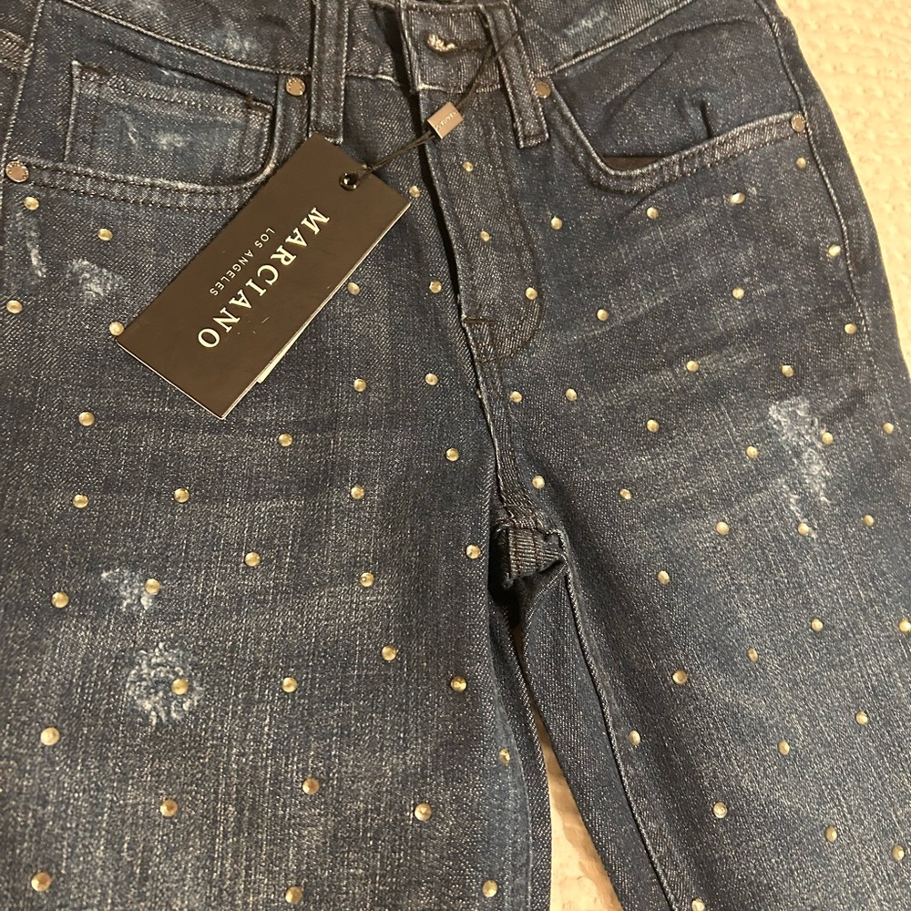 Marciano Blue crystal Skinny Jeans